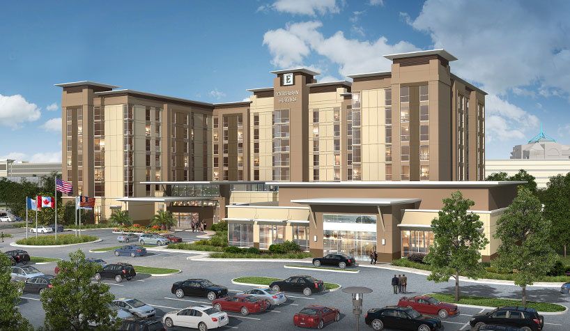 Rendering of Embassy Suites by Hilton Syracuse Destiny USA