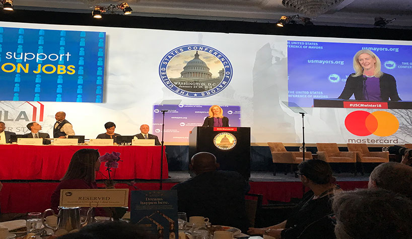 Lugar Addresses U.S. Conference Of Mayors