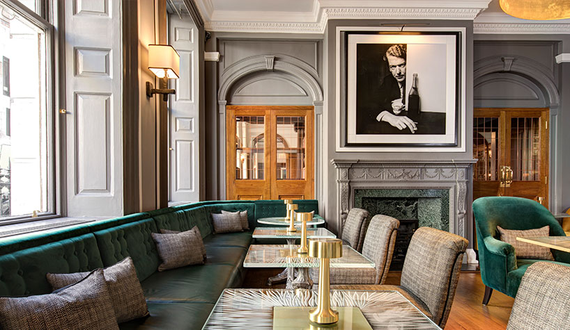 Inside the Donovan Bar at Brown’s Hotel, a Rocco Forte Hotel, in London