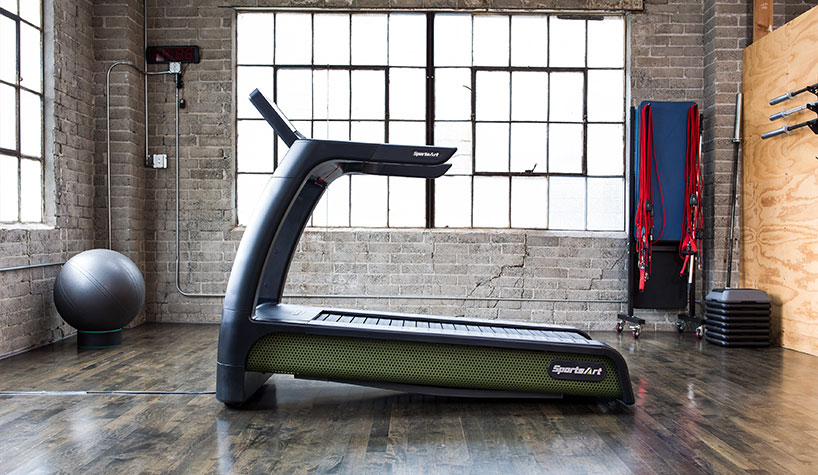 An eco-friendly treadmill by SportsArt.