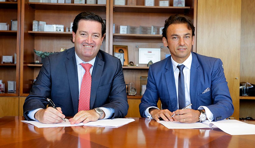 Left to right: Algeciras CEO Andrés Solari and AccorHotels South America CEO Patrick Mendes