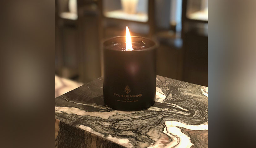 Four Seasons Hotel New York Downtown debuts new candle collection.