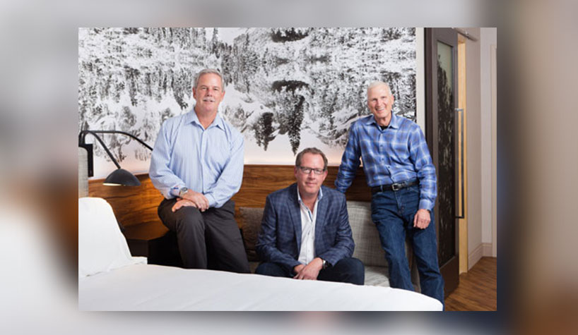 From left, RLH Corp. executives Bernard Moyle, Greg Mount and Roger Bloss