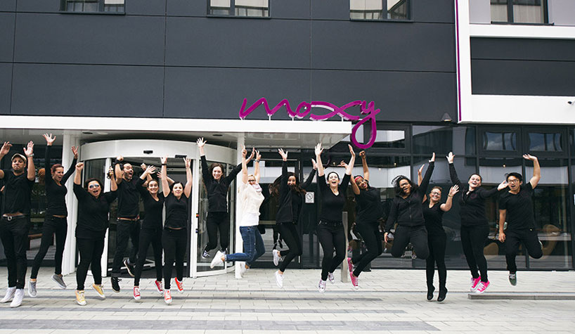 Moxy Hotels has collaborated with UUCB to create an original employee crew training.