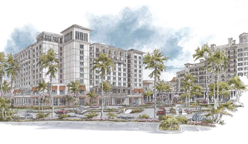 Rendering of Sandestin Hotel and Conference Center
