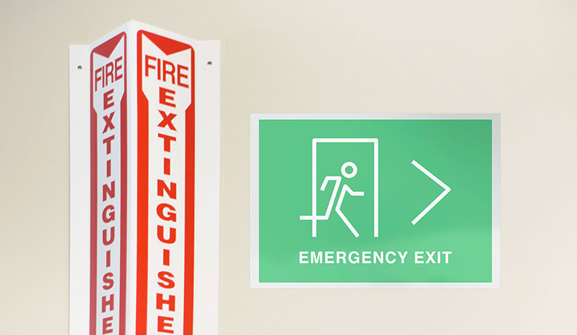 Avery's new surface-safe signs for hospitality use.