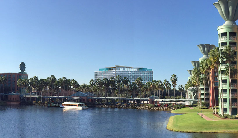 The Walt Disney World Swan and Dolphin Resort expands.