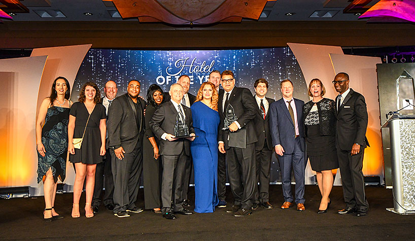 Dallas/Fort Worth Airport Marriott and Dallas Marriott Suites Medical/Market Center tied for the Hotel of the Year at the Remington Hotels Leadership Conference.