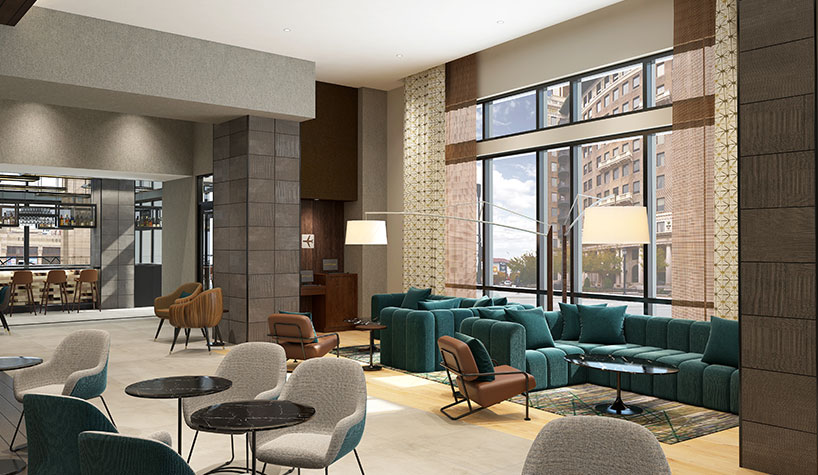 Rendering of Courtyard by Marriott & Element by Westin