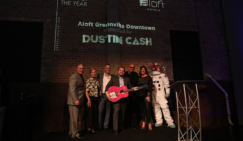 Aloft Greenville Downtown was awarded the Hotel of the Year Award for the entire Aloft brand.