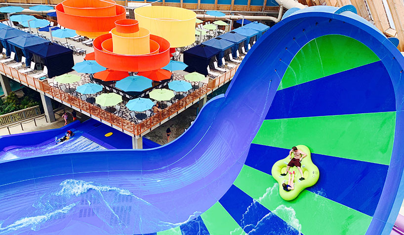 The NorEaster TopAngle at the Kartrite Resort & Indoor Waterpark.