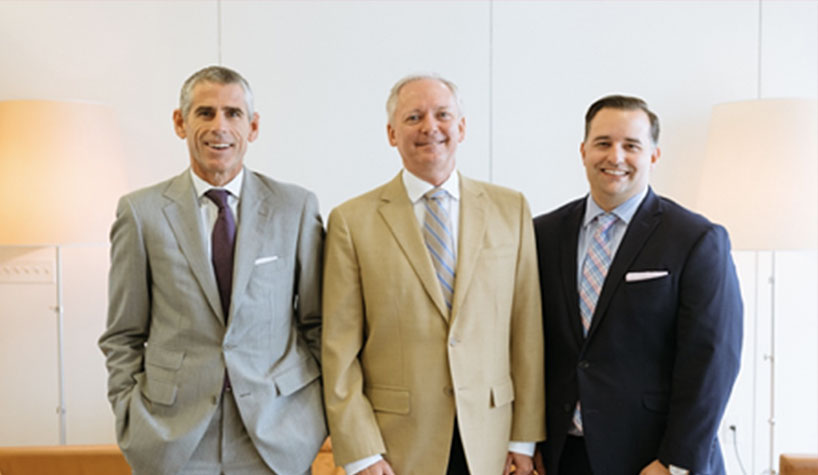 From left: Clayton Reid, CEO MMGY Global; Paul Ouimet, Partner, President MMGY NextFactor; Craig Compagnone, COO MMGY Global