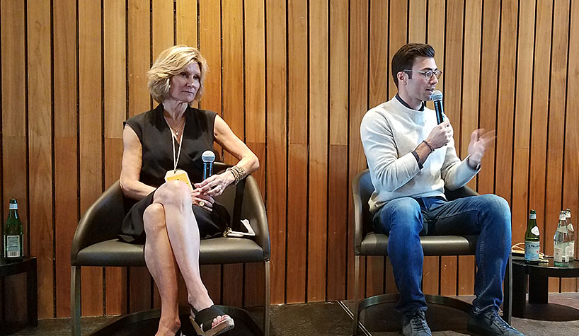 Annbeth Eschbach, founder of Exhale and now president of KindBody, and Alex Shashou, co-founder/president, Alice, were among several entrepreneurs who discussed their success at Indie Cultivate: A Start-up Pitch Event.