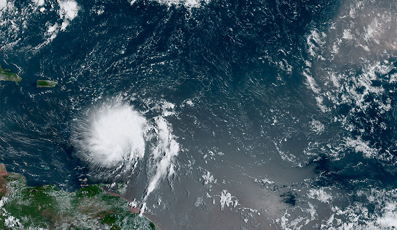 Hurricane Dorian may be a category 4 storm when it reaches Florida. Photo: NOAA