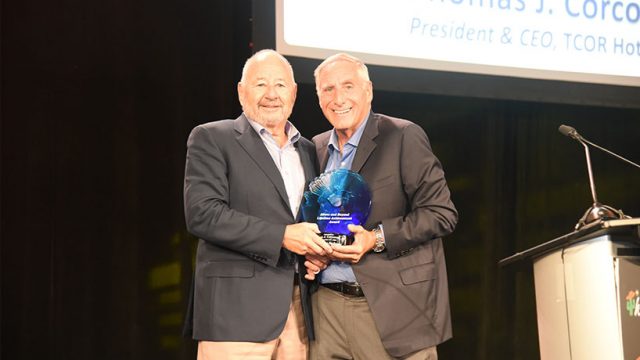 Corcoran Awarded for Lifetime Achievement at Lodging Conference
