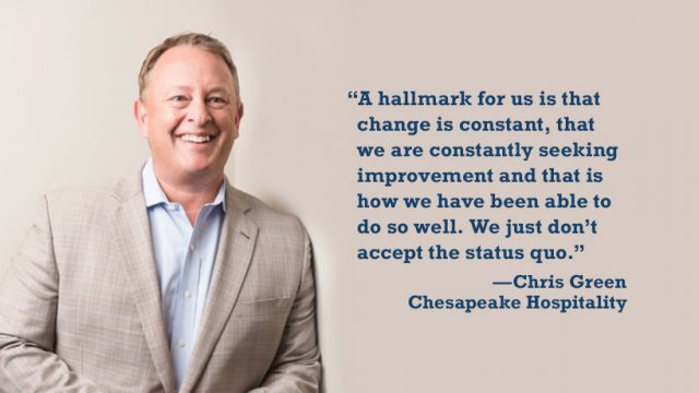 Chris Green Named President/CEO at Chesapeake Hospitality