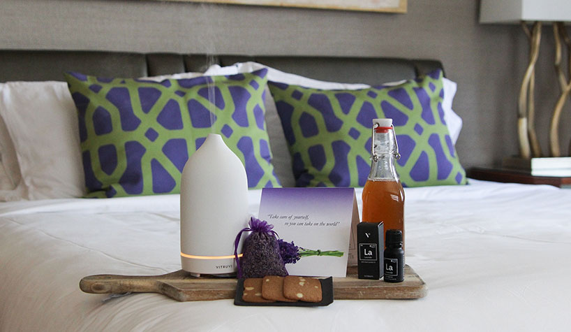 Guests can personalize their scent experience when they visit Kimpton Hotel Palomar Phoenix.