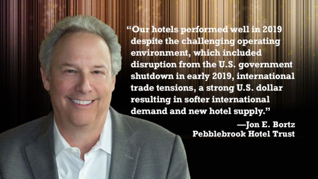 Pebblebrook Reports Positive Q4 and 2019 Results