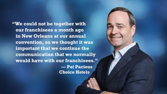 Choice Reports Positive Progress in Virtual Address to Franchisees