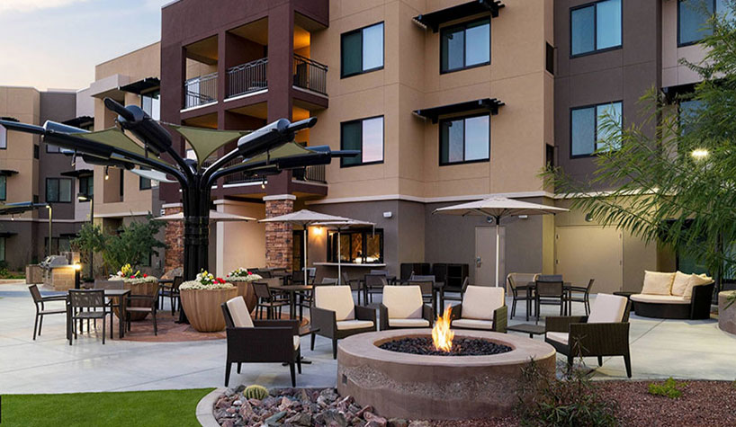 Residence Inn Scottsdale Salt River designed by The Cornerstone Collective.