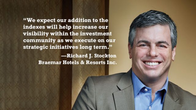 Braemar Hotels & Resorts joins Russell indexes