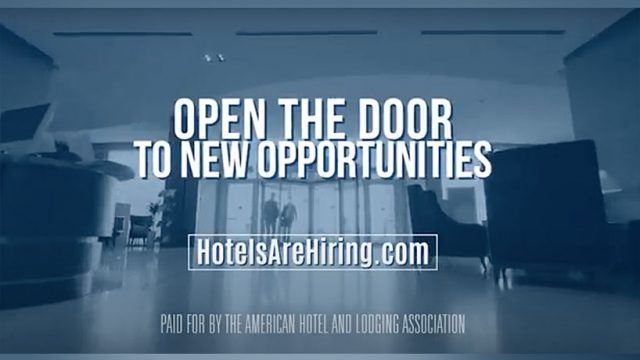 AHLA launches Hotels are Hiring ad campaign
