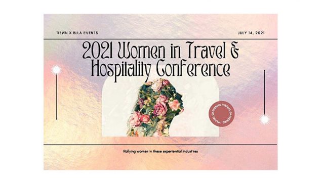 Virtual Women in Travel and Hospitality Conference coming next week