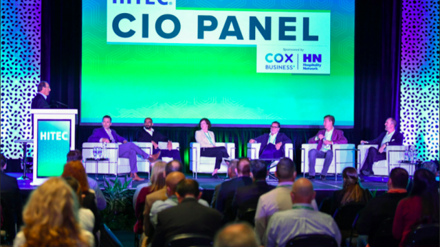 Panel discusses staff reductions, contactless tech at HITEC