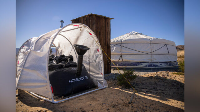 Web Exclusive: California yurt village uses biogas to help cut waste