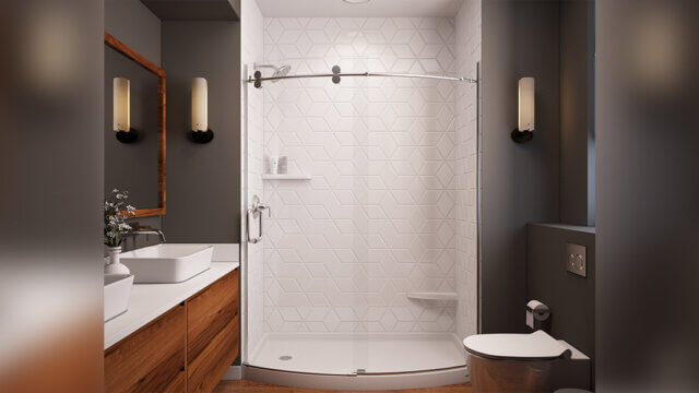 Web Exclusive: Mincey Marble converts unused tubs into showers
