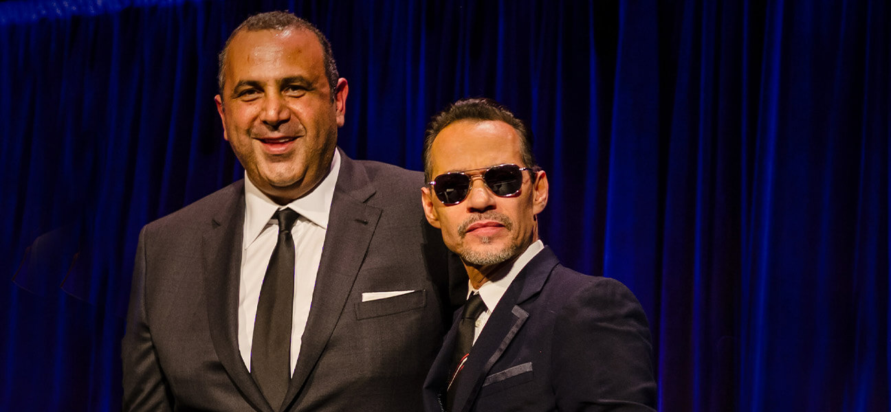Sam Nazarian and Marc Anthony