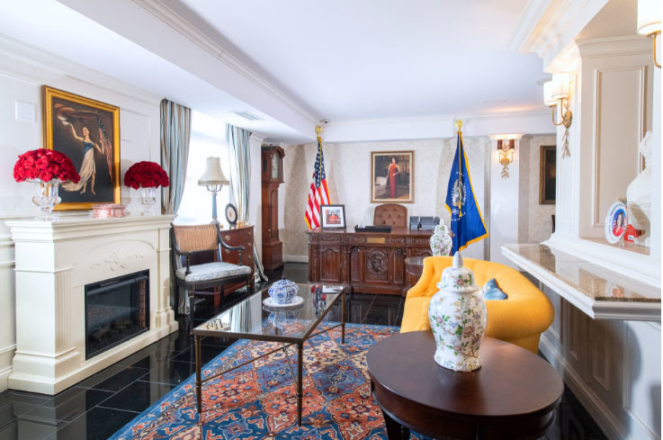 The Oval suite at Hamilton Hotel Washington, D.C. 