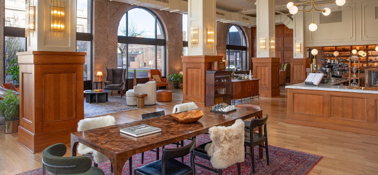 The Mining Exchange, a Registry Collection Hotel's lobby