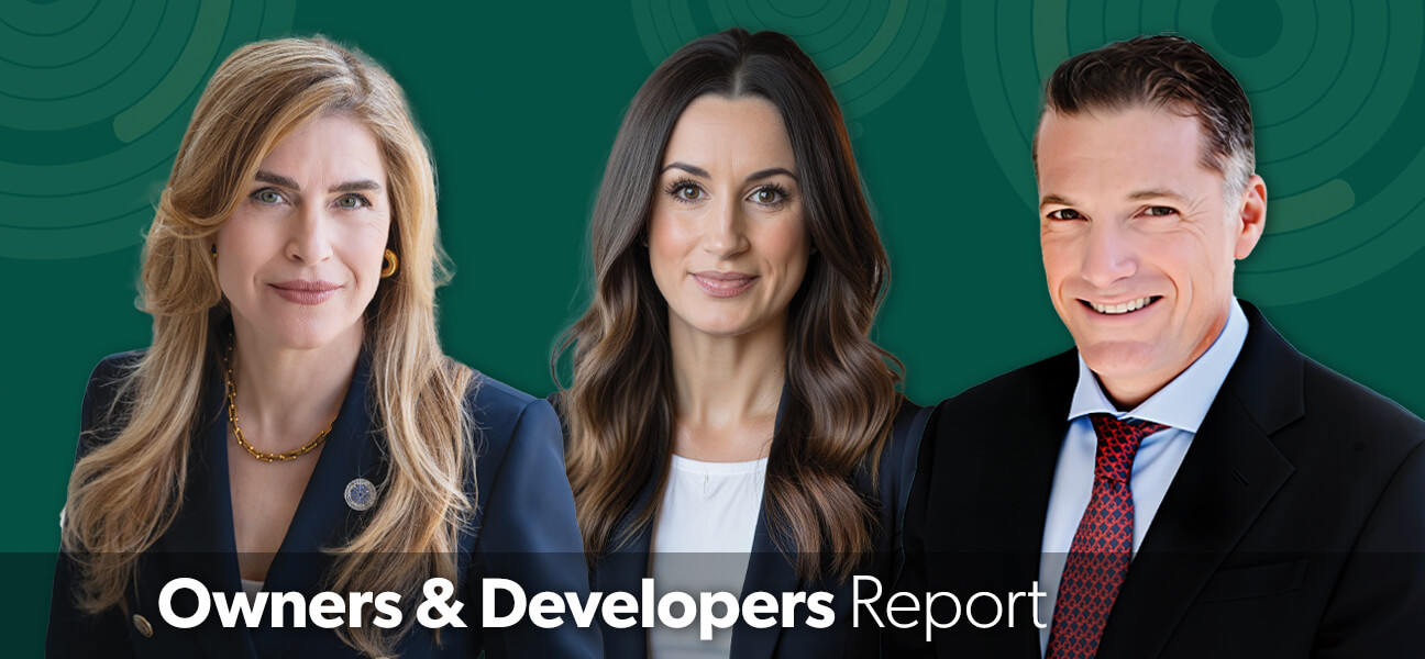LEFT TO RIGHT: Mary Beth Cutshall, Vision Hospitality Group; Brittney Jones, Brittain Resorts & Hotels; and Robert Finvarb, Robert Finvarb Companies