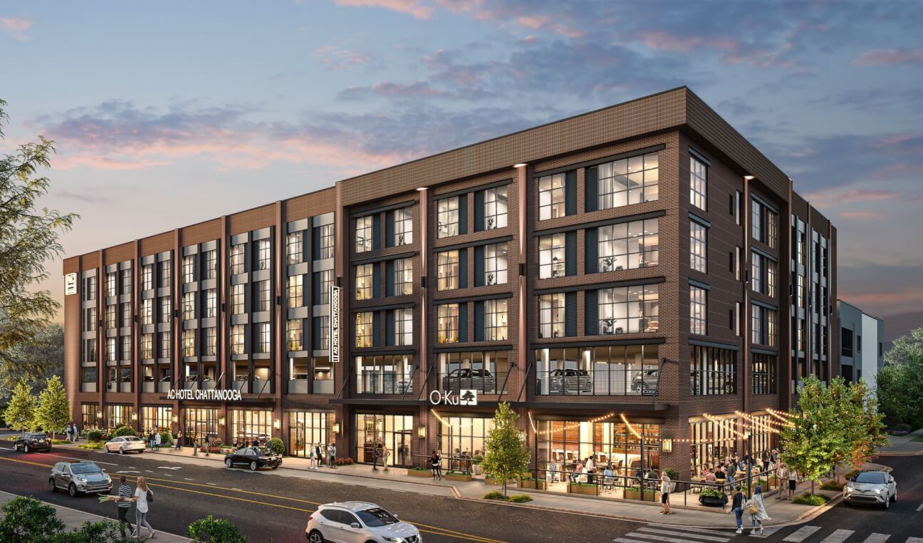 Rendering of the AC Hotel Chattanooga